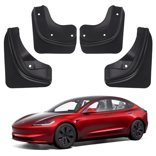 Bavettes garde-boue Tesla Model 3 Highland pour protéger vos trajets sous la pluie