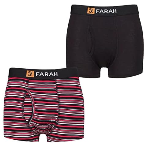 Farah Mens 2 Pack Bamboo Keyhole Trunks Cover