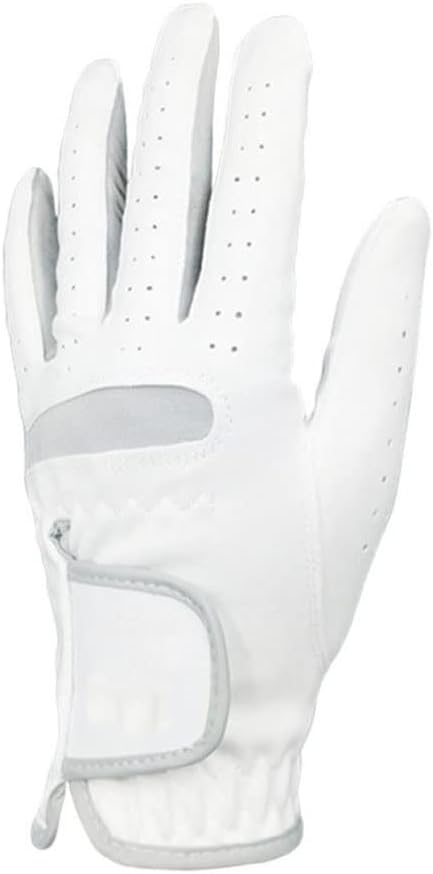 1 x men's golf gloves, left right hand, women's soft ultra-fibre cloth, breathable, wear-resistant, golf gloves, sports gloves (L 26)