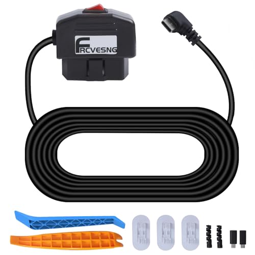 FRCVESNG OBD Power Cable for Dash Camera, OBD to Type