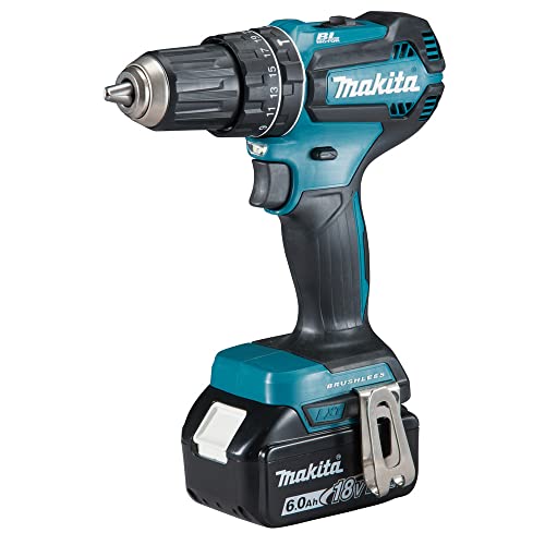 Perceuse visseuse à percussion 18V 1x60 Ah MAKITA DHP485G1 - vue 2
