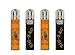 Clipper - Classic Large Reusable Lighter - Iconic Premium Refillable Lighters Bulk Pack - Replace Butane, Flint, and Spark Wheel for Unlimited Lights - 8 Pack - Zig Zag 1
