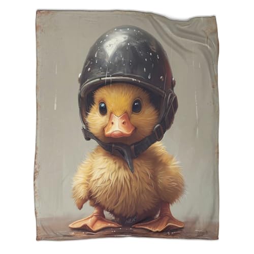 Jeté de canapé canard mignon en microfibre pour vos soirées cocooning - 3