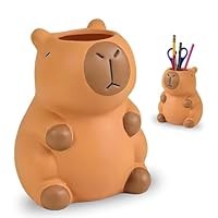 CYGMRFH Capybara Stifthalter – Cartoon Tier-Design Desk Organizer, Süße Aufbewahrungsbox für Stifte, Kosmetik & Zahnbürsten, Bleistifthalter für Büro und Badezimmer