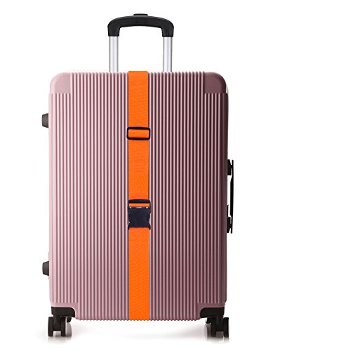 Hibate 4X Orange Luggage Straps for Suitcases Baggage Strap Suitcase Belt - Thumbnail 5