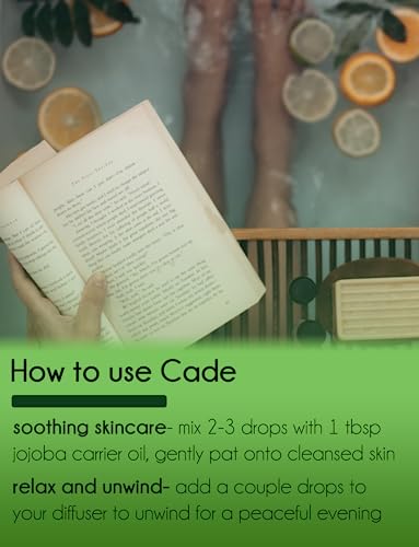 Aceite Esencial Pure Cade 5 ml en Frasco de Vidrio miniatura 5