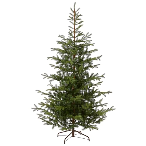 National Tree Company 7.5 ft Unlit Norwegian Spruce Artificial Christmas Tree, 1,325 Tips, Includes Stand, Green by National Tree Company - Used condition - US$137.64
