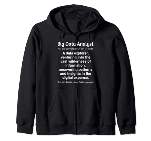 Analista divertido de Big Data Sudadera con Capucha
