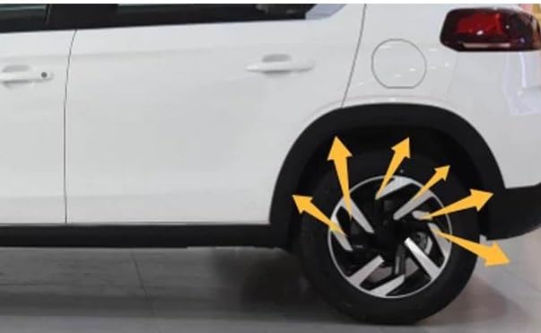Guardabarros para Citroën C3-XR trasero derecho soluciona salpicaduras 4