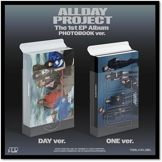 ALLDAY PROJECT Lot de 2 The 1st EP Album avec cartes photo supplémentaires pour collectionneur