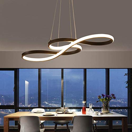 Suspension LED moderne dimmable pour illuminer une grande table à manger - 3