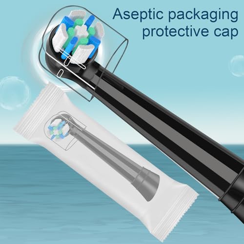 iO Toothbrush Heads for Gentle Care and Sensitive Teeth, Compatible with Oral B iO Series Electric Toothbrushes, Black - Image 3