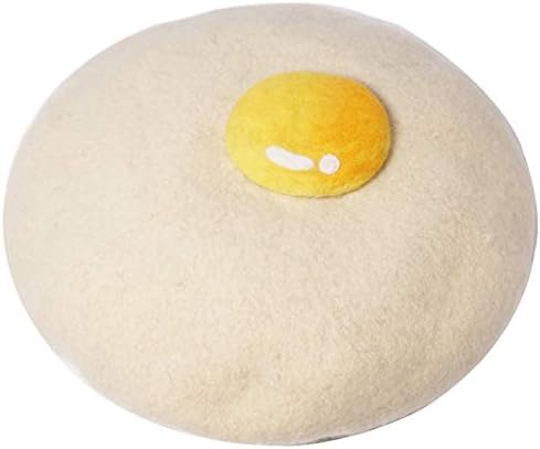 Handmade Cartoon Egg Omelette Beret Vintage Artist Hat Kawaii Story Hat Cute Women Cap