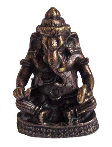 NagaPatches Statuette figurine Ganesh en bronze Ganesha Hindouisme