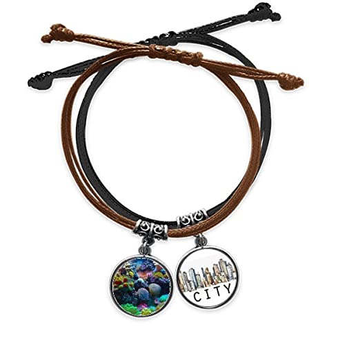 Bracelet océan coloré en cuir Sidi idéal pour vos tenues d'été décontractées
