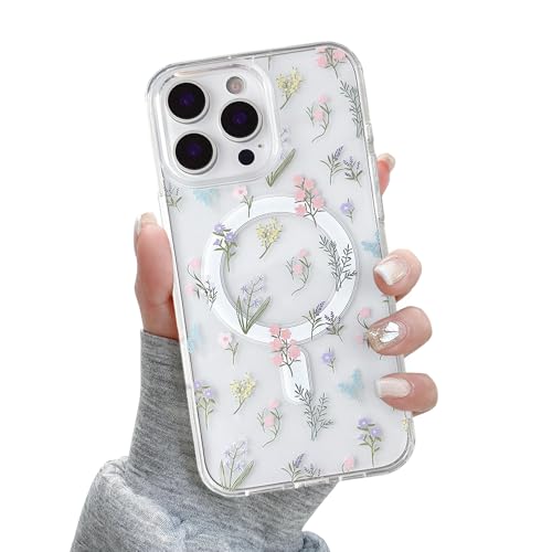 Housse pour filles et femmes iPhone 13 Pro Max le cadeau floral idéal et coloré
