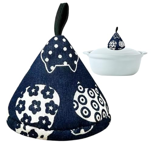 Mango de tapa de olla caliente, guante resistente al calor, protector de cocina triangular con diseño de gato, agarre largo antideslizante para horno, cocina, ahumador, barbacoa, camping, apartamento