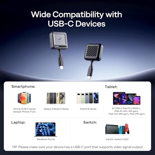 Image of Aurzen ZIP Tri-Fold DLP Mini Projector + CastPlay Pro Dongle + MagPlay Mount, Pico Projector Kit for Cookie, Art Tracing, Sewing, Travel, White