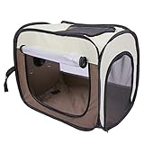Domaker Pet Drying Box,Portable Pet Dryer Cage Foldable Puppy Hair Drying Box Hands-Free Doggy...
