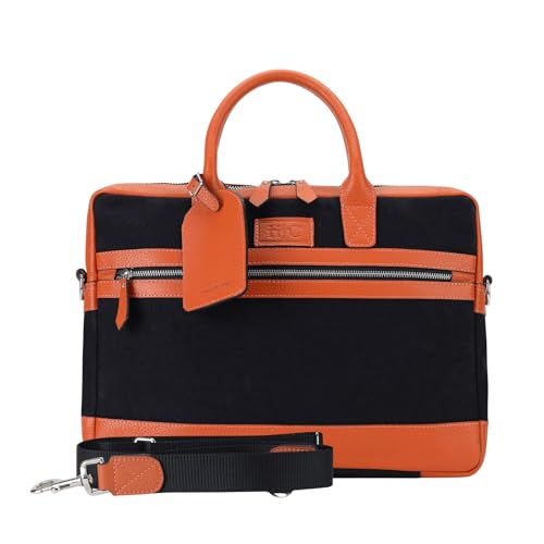 HAMMER COAL Royal Spade Executive Leather Bag