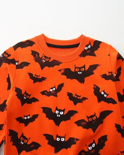 Image of Popshion Toddler Boys Sweatshirt Cotton Lightweight Kids Winter Warm Sweater Crewneck Pullover Tops