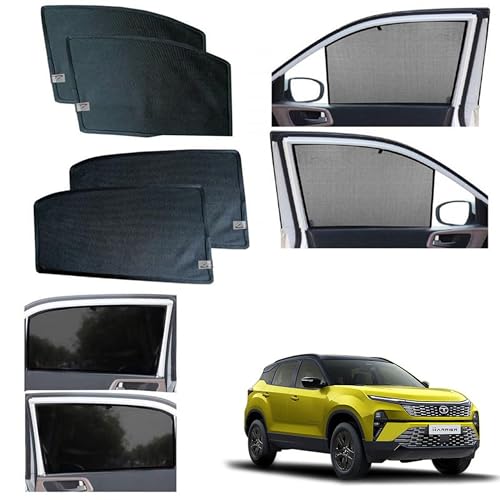 Image of WolkomHome Car Accessories Fix Curtain Window Shades Half Curtains Sunshade for Harrier 2024