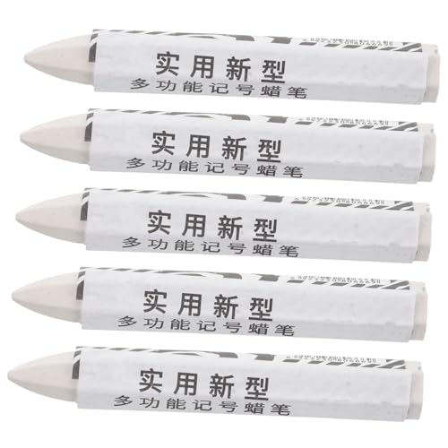 EXCEART 5 Pièces Lot de Marqueurs de Peinture pour Pneus de Voiture Étanches et Blancs pour Réparation et Entretien des Pneus Style Aléatoire