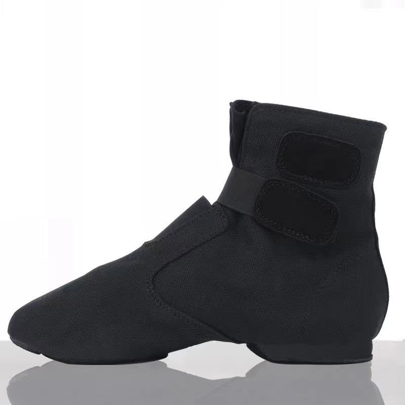 Canvas Jazz Shoes for Women/Girls/Men Unisex Ballet Jazz Practicing Dance Boots with Elastic2