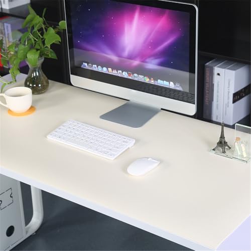 Tapis de souris XXL LL-COEUR blanc 900x450mm hydrorésistant pour ordinateur