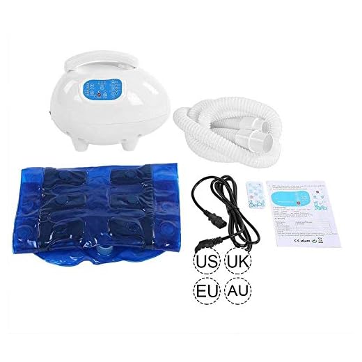 Filfeel Air Bubble Bath Mat with Air Hose, Tub Spa Massager & Ozone Sterilization Function Waterproof Anti-Slip Design(White)