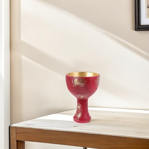 Figura artística de cáliz santo de resina para rituales 6