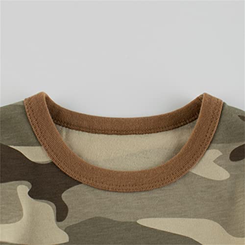 Toddler Girls Camouflage T Shirt Summer Short Sleeve Crewneck Tops Basic Tee Casual Athletic Shirts Blouse for Kids3