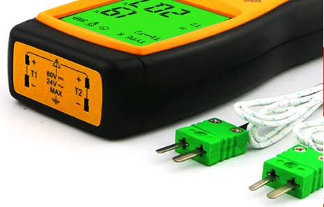Tipo de contacto digital de alta precisión K termopar sonda termómetro AS877