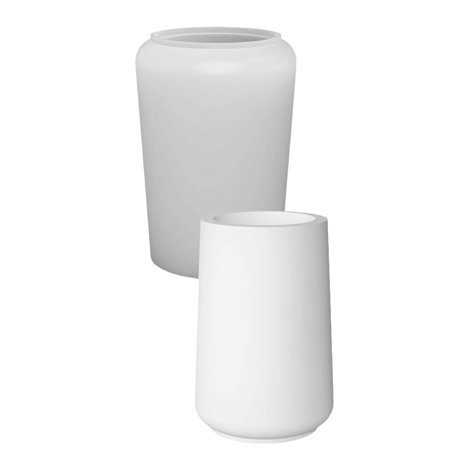 Elnwnnkc Silicone Vase Molds Easy Demolding Heatproof for Resin Art and Making Pen Holder Concrete Gypsum Decoration Elastomer Jar Cast