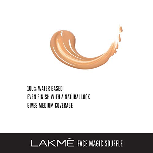 Image of LAKME Rose Face Powder, Warm Pink, 40g And LAKME Face Magic Souffle, Shell, 30ml
