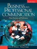 Business and Professional Communication 0787223271 Book Cover