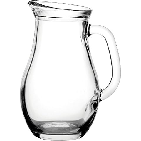 Utopia Bistro 1 Litre Glass Jugs Pack of 6 Cover