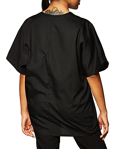 Cherokee Men And Women Scrub Top Tuckable V-Neck With Chest Pocket 4777, M, Black #TOP4