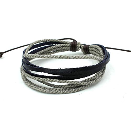 Bracelet en cuir pour femme ajustable pour éviter les allergies