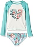 Billabong Big Girls' Blooming Beauty Rashguard Swim Set