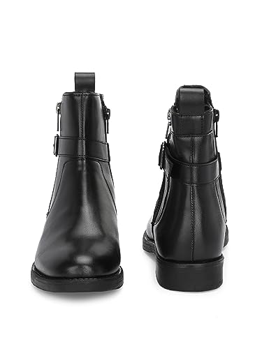 Image of Delize Brown Women Vegan Leather Ankle Boots 64485
