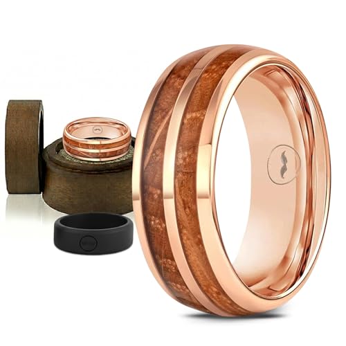 Alliance en tungstène noir bague homme idéale pour le quotidien et le sport