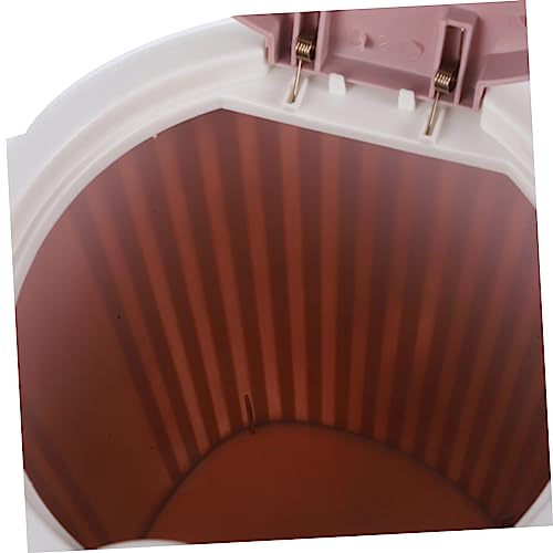 Cabilock basurero pequeño rectangular de plástico miniatura 7