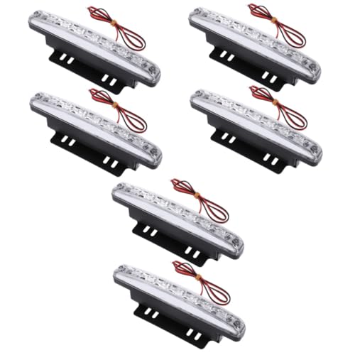 ULTECHNOVO 3pcs Par Levou Drl Marcador De Carro Led Lâmpada Diurna Do Carro Luzes Led Drl V Luzes Do