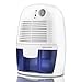 Deshumidificador Eléctrico para Habitaciones de Alrededor de 15m², Tanque de Agua de 500 ml, Deshumidificador Portátil y Ultra Silencioso para Sótano, Dormitorio, Baño, Habitación de Bebé, Garaje