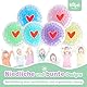 Hilph Kühlpads Kinder zur Schmerzlinderung(6 Stück), Ungiftig Kleine Runde Kühlpads Gel kühlakku kinder für Weisheitszähne, Beulen, Fieber, Prellungen, Kalt Warm Kompresse 2.5x 2.5