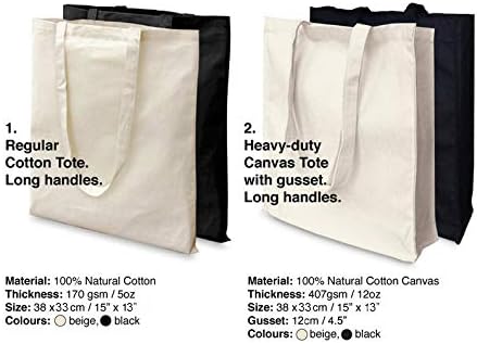 Miniatura 4 de Andes Bolsa de lona de fondo plano resistente con 2 bolsillos laterales, estética hecha a mano con algodón de 12 onzas, reutilizable y duradera