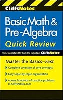 CliffsNotes Basic Math & Pre-Algebra Quick Review[CLIFFSNOTES BASIC MATH & PRE-A][Paperback] B00QPJN1WY Book Cover