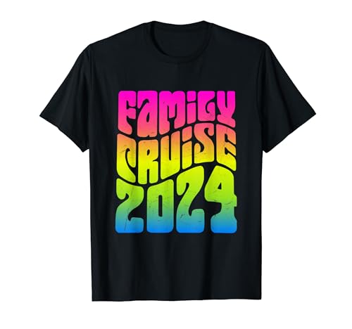 Crociera in famiglia 2024 - Groovy Vacation Family Crew Matching Maglietta
