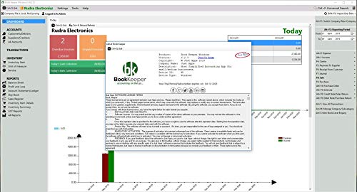 Image of Book Keeper Accounting Book Keeper App - GST Accounting Software - One Device Yearly